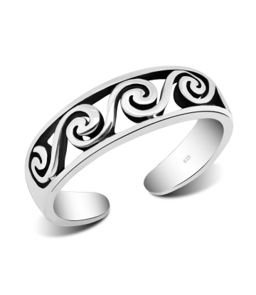 Toe Ring Circular with Intricate Design TR-432